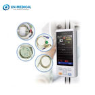 Monitor di paziente portatili tenuti in mano a 4 pollici di TFT ECG 3/5 di cavo PC200