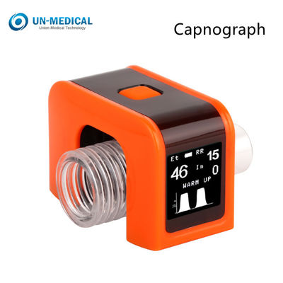 Monitor di marea di CO2 del monitor EtCO2 di Capnography EtCO2 di conclusione medica portatile del sensore